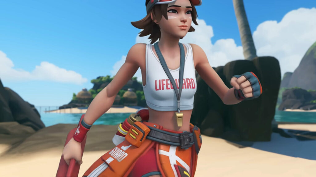 Lifeguard Kiriko skin (Image via Blizzard Entertainment)