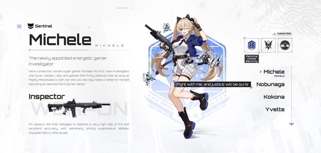 Characters come equipped with their unique weapons (Image via iDreamSky Technology Holdings Ltd)