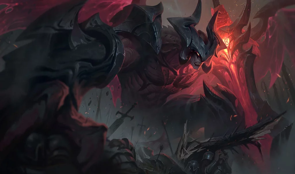 Aatrox, the Darkin Blade in the League of Legends story (Image via Riot Games)
