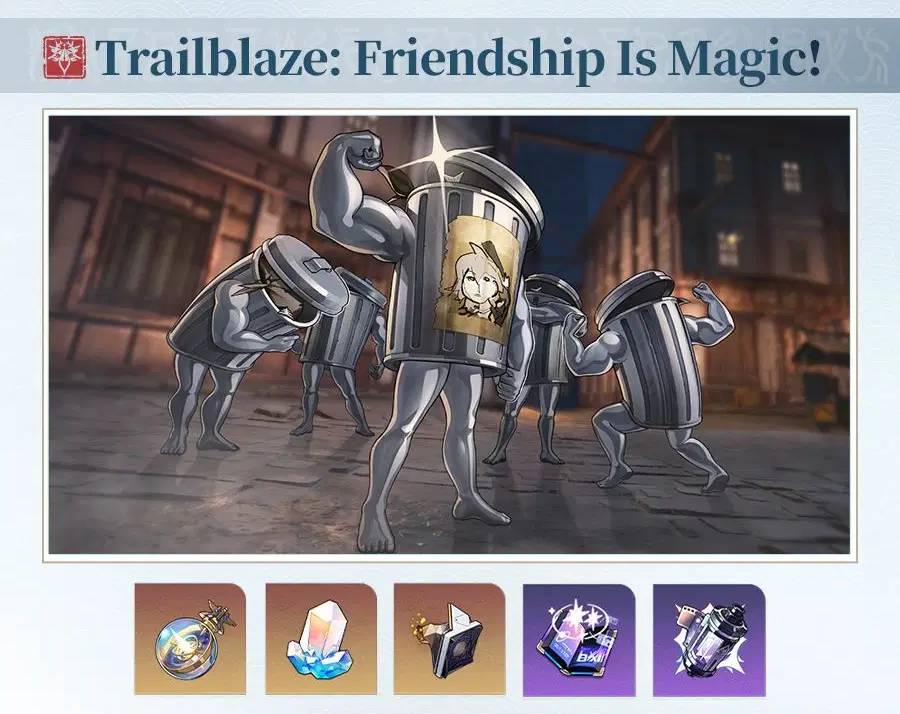 Trailblaze: Friendship Is Magic! (image via hoyolab.com)