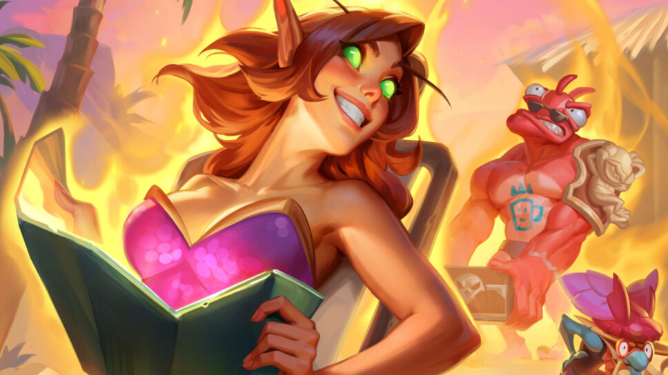 Hearthstone theorycrafting event features Perils in Paradise decks and deck codes cover image