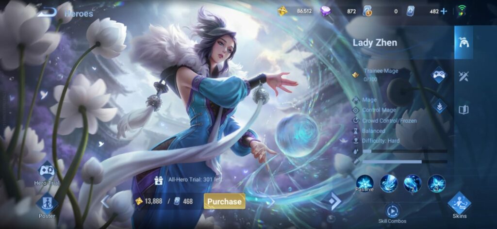 Lady Zhen from HoK (Image via esports.gg)