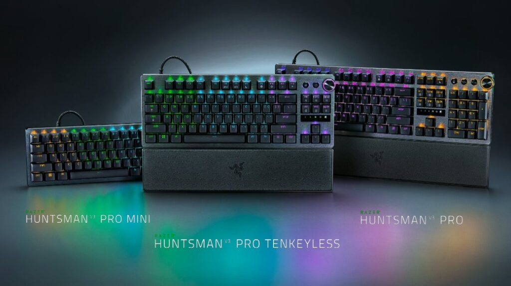 Snap Tap Mode will be available on the Huntsman V3 Pro series line of Razer keyboards