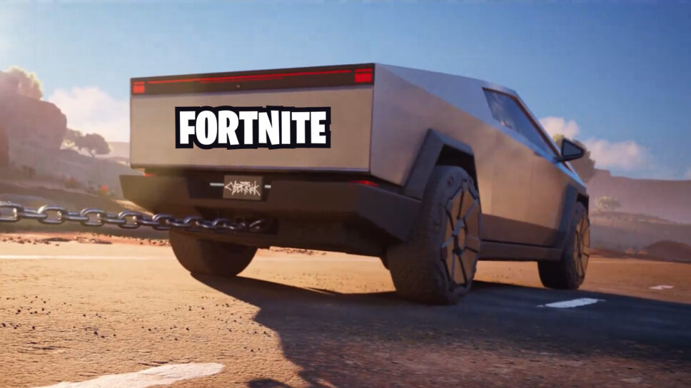 How to get the Tesla Cybertruck in Fortnite for FREE cover image