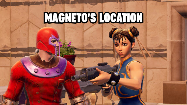 Where is Magneto in Fortnite? Answered preview image