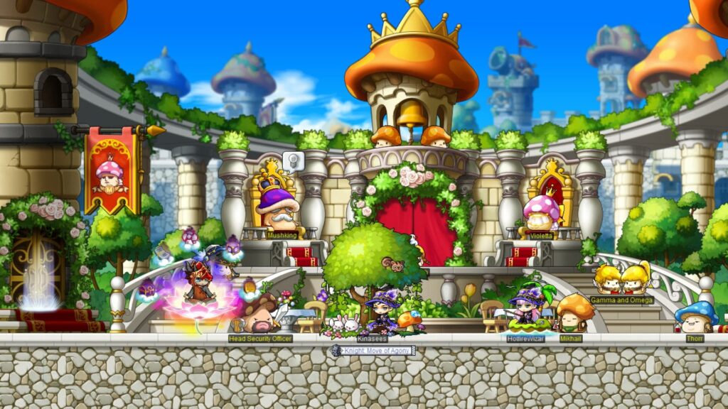 MapleStory is an extremely popular 2D MMORPG (Image via NEXON)