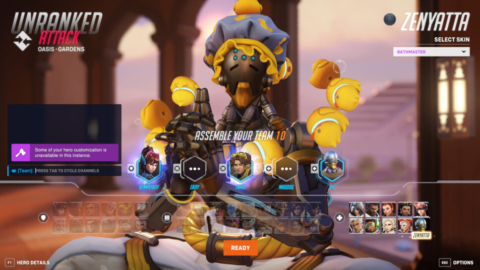 How to fix the Overwatch 2 hero customization unavailable error cover image