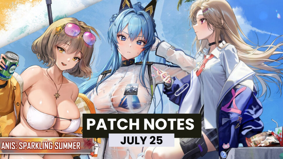NIKKE Patch Notes July 25 Update: Summer Anis rerun & SSR Ein cover image