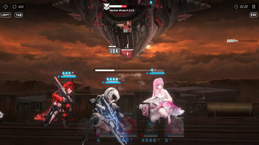 Red Hood is a great option to take on Mother Whale (screenshot from <a href="https://www.youtube.com/watch?v=DVJ2IN4iPBg">@golowarass<br> on YT</a>)