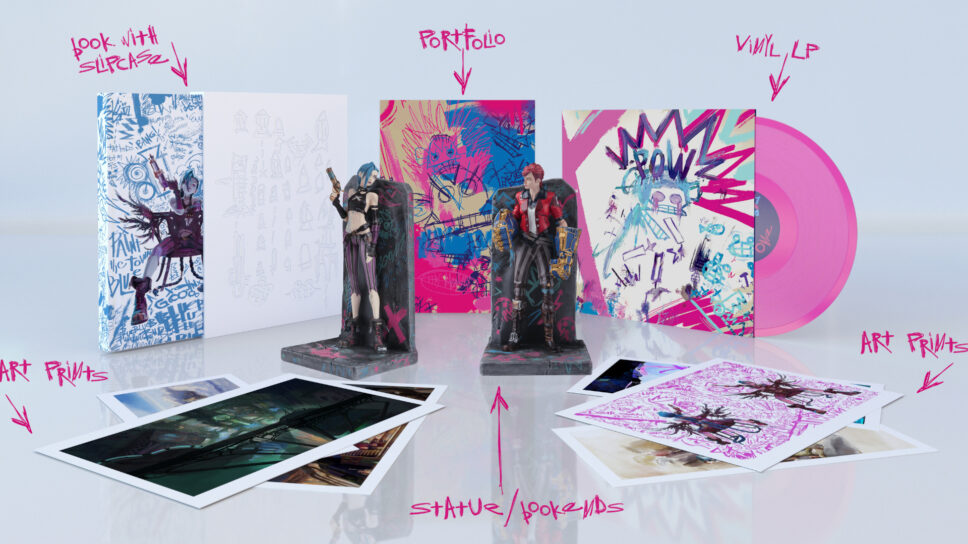 Riot Games and more announce new Arcane art book cover image