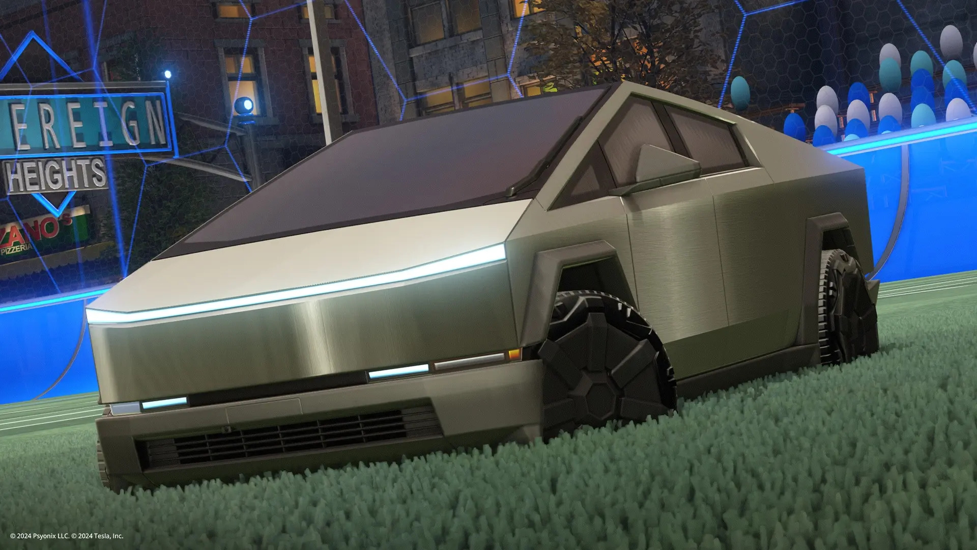 Tesla’s Cybertruck arrives in Rocket League for free