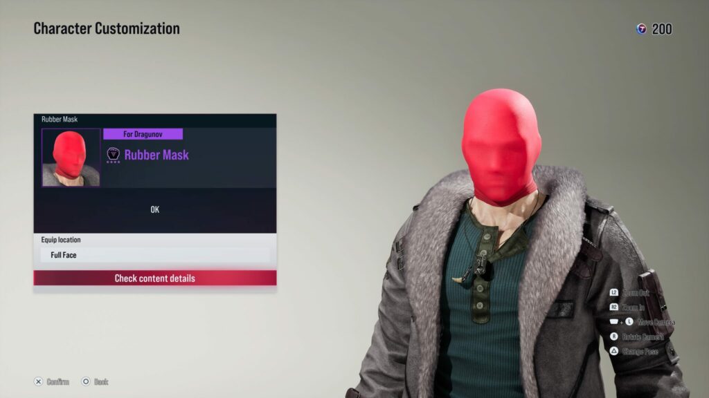 The Rubber Mask is made for the memers out there - TEKKEN 8 Level 54 Premium Fight Pass Reward