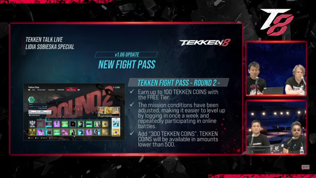 Fight Pass Round 2 in TEKKEN 8 (image via Bandai Namco Esports)