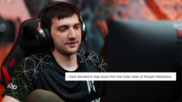 Arteezy Steps down from the Shopify Rebellion Roster to take a well deserved break preview image