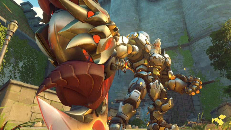 How to unlock the Bound Demon mythic weapon for Reinhardt in Overwatch 2 cover image