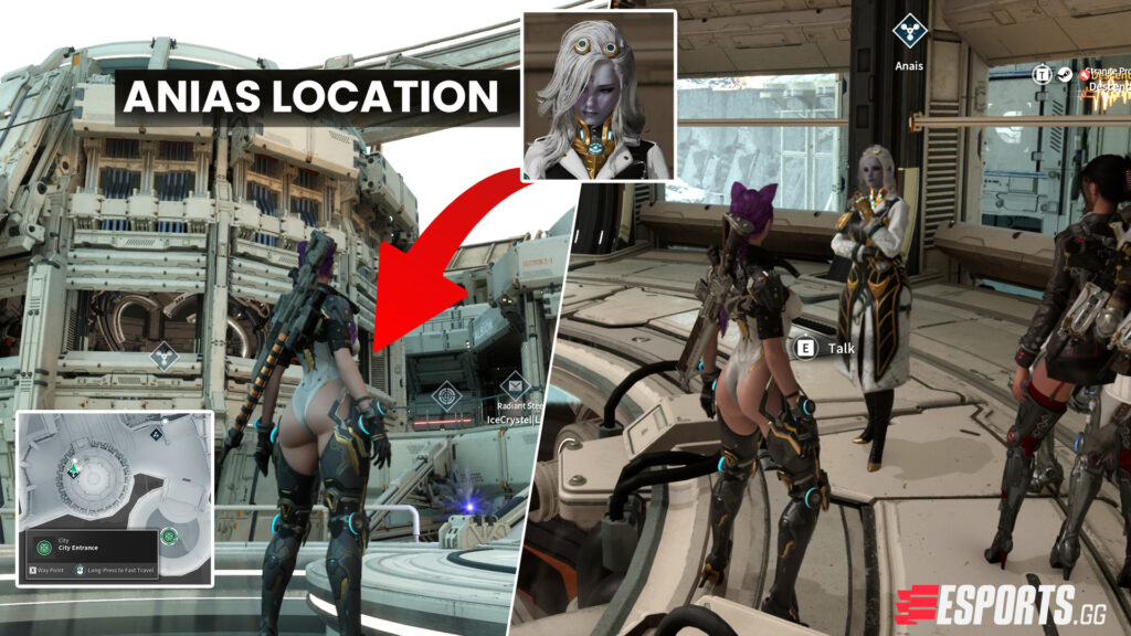 Anais Location: Anais can be found in the West Wing of Albion, travel to her via the City Entrance portal