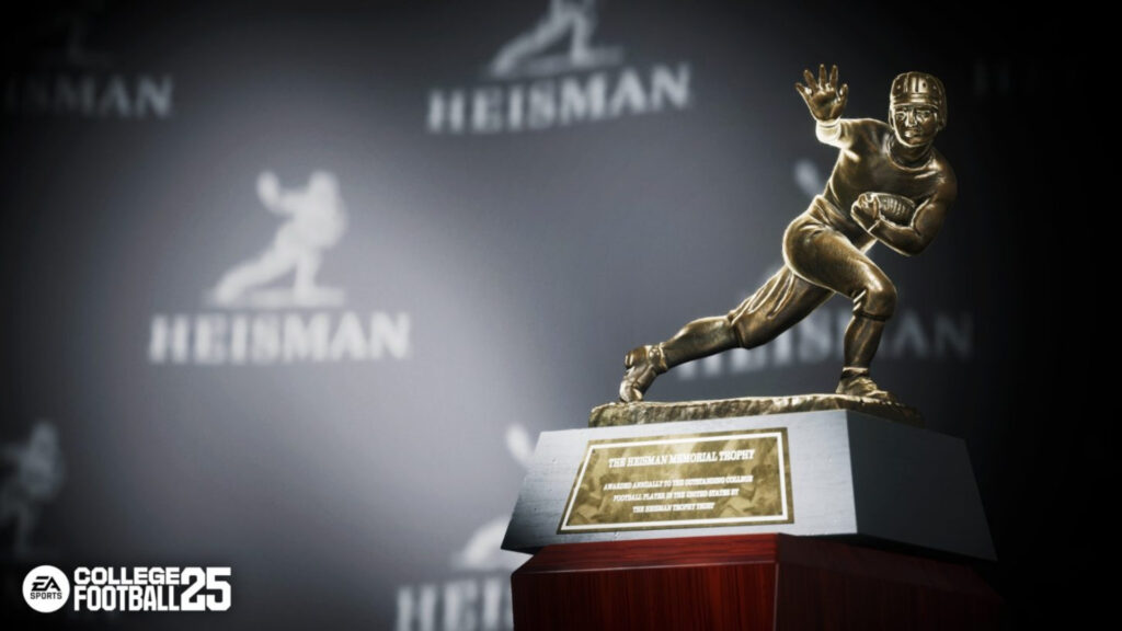 You never know — that recruit could one day be a Heisman winner (Image via EA)