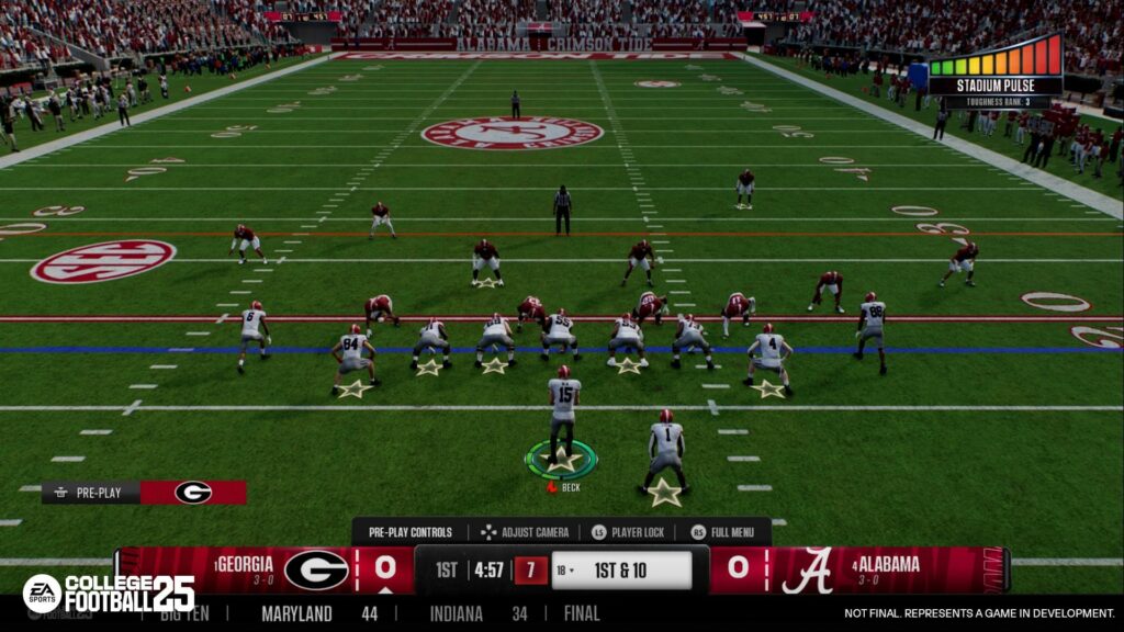 There is a lot to love in the College Football 25 Gameplay First Look (Image via EA Sports)