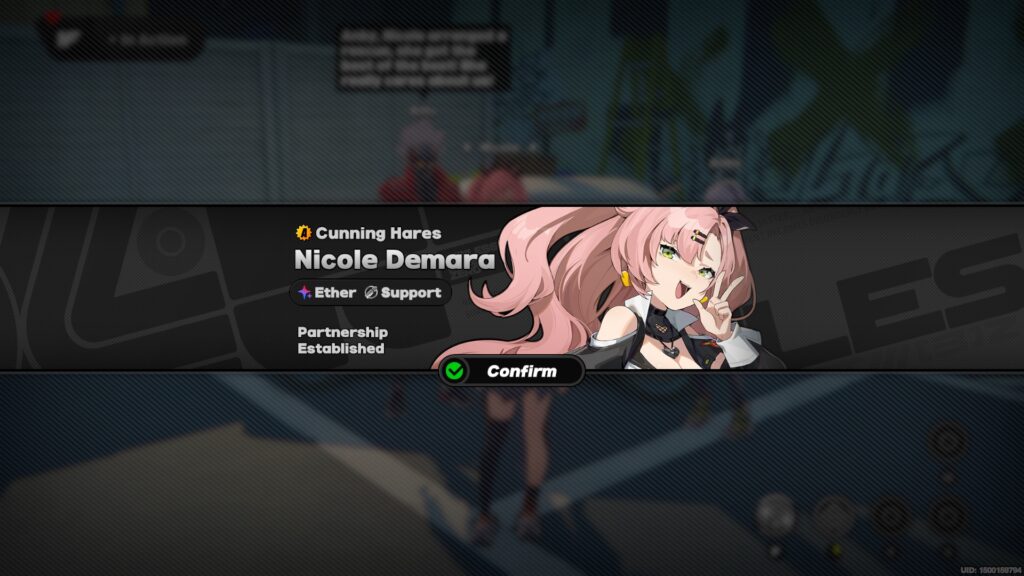 You will unlock Nicole immediately after completing the opening mission