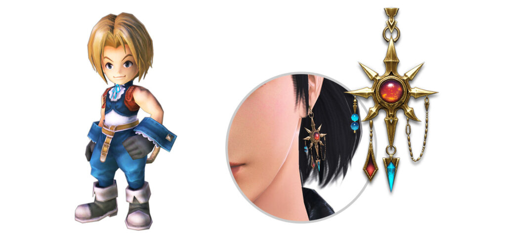 The Wind-up Zidane Minion and Aeyma's Earrings are FFXIV Dawntrail pre-order bonuses (Images via Square Enix, Inc.)