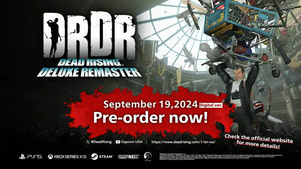 Dead Rising Deluxe Remaster information (Image via Capcom)