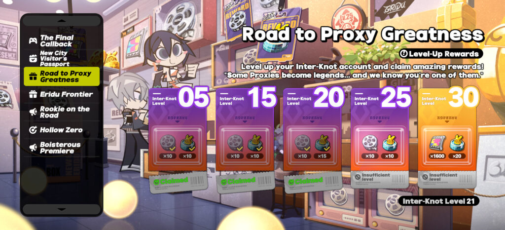 The Road to Proxy Greatness event grants a lot of free pulls in ZZZ (screenshot via esports.gg)