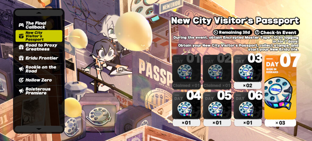 New City Visitor's Passport check-in event in ZZZ (screenshot via esports.gg)