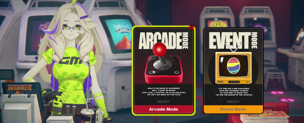 There are multiplayer features in the Arcade Mode.