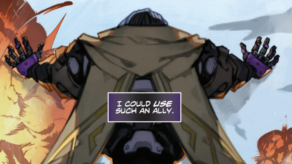 Ramattra in the Overwatch 2 Transformers comic (Image via Blizzard Entertainment)