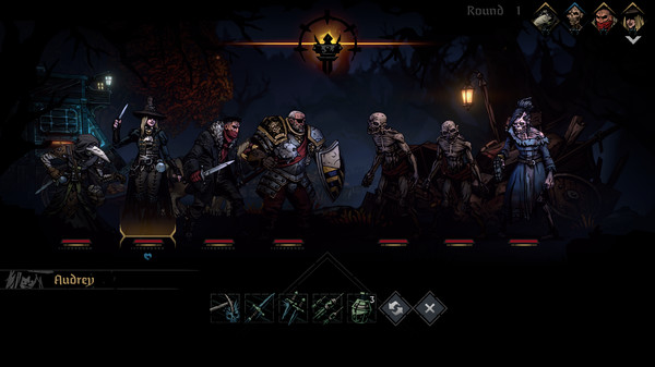 Darkest Dungeon's art style and combat made the game critically acclaimed. (Image via Red Hook Studios)