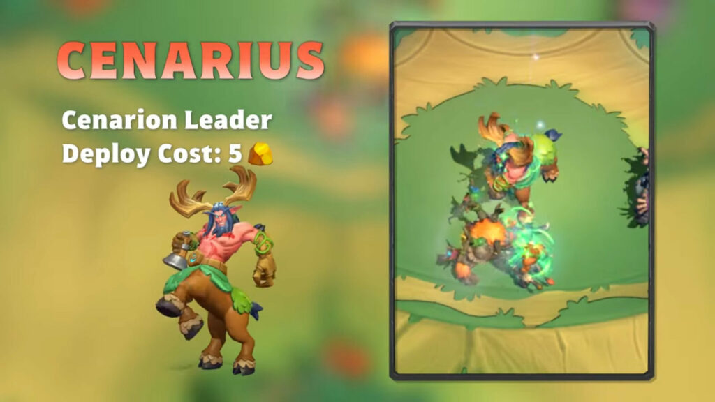 Cenarius cost and gameplay screenshot (Image via Blizzard Entertainment)