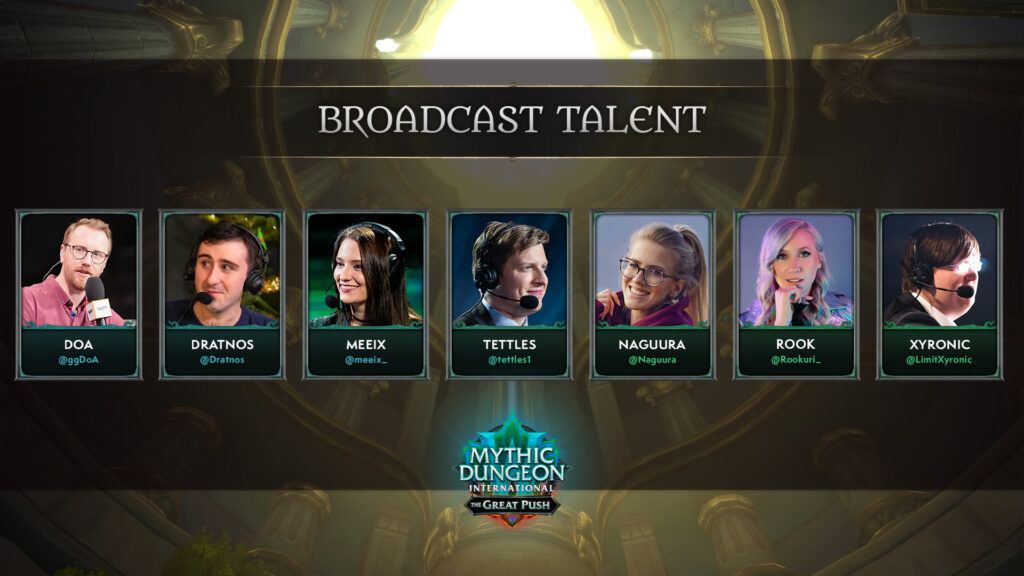 Broadcast talent (Image via Blizzard Entertainment)