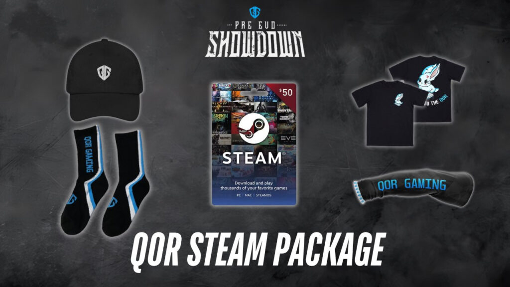 Attendees have a chance at winning Qor Gaming merch and more (Image via Qor Gaming)