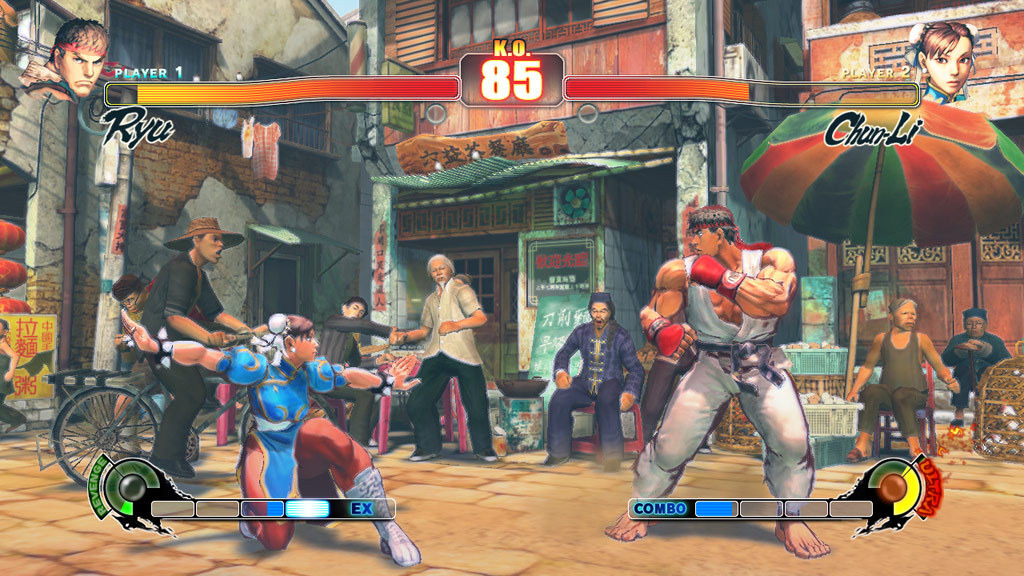 Chun-Li and Ryu from Street Fighter 4 (Image via Capcom)