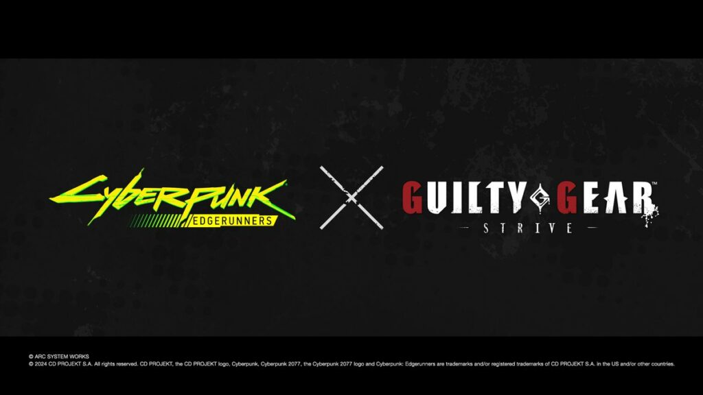 Evo 2024 also detailed the collaboration between Guilty Gear Strive plus Cyberpunk: Edgerunners (Image via Arc System Works)