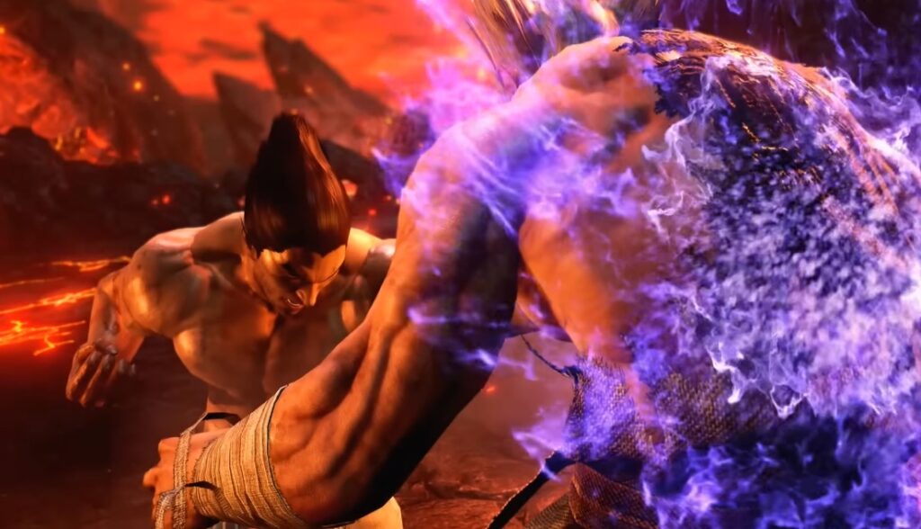 Could Kazuya have passed on some of his Devil Gene to Heihachi from this attack?