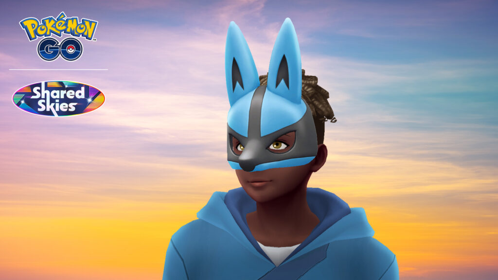 Anyone who buys the event ticket through the Web Store will get this Lucario Mask for free.