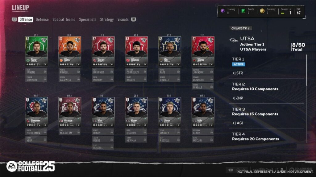 You will also need to navigate player chemistry in Ultimate Team (Image via EA Sports)
