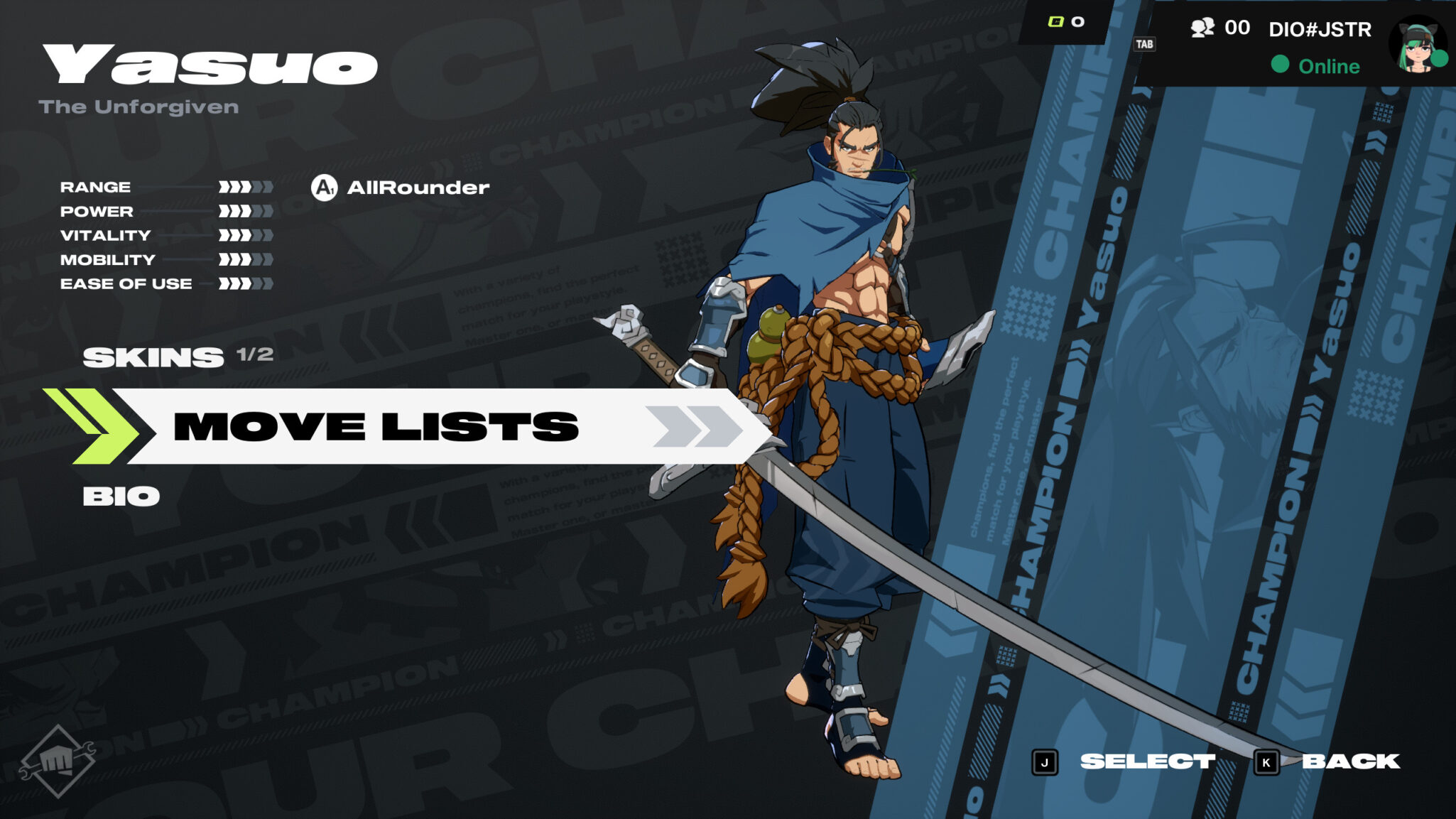 2XKO Yasuo move list, specials, supers, and more | esports.gg