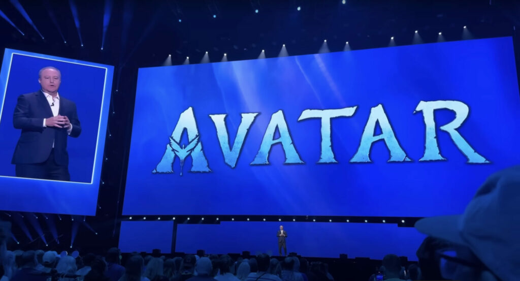 The Avatar announcement at D23 expo in California.