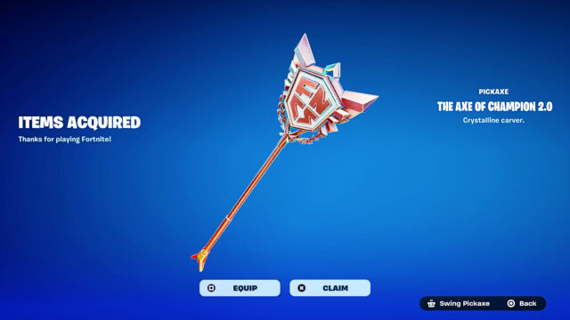 How to get the Fortnite FNCS Pickaxe: Release date and cost preview image