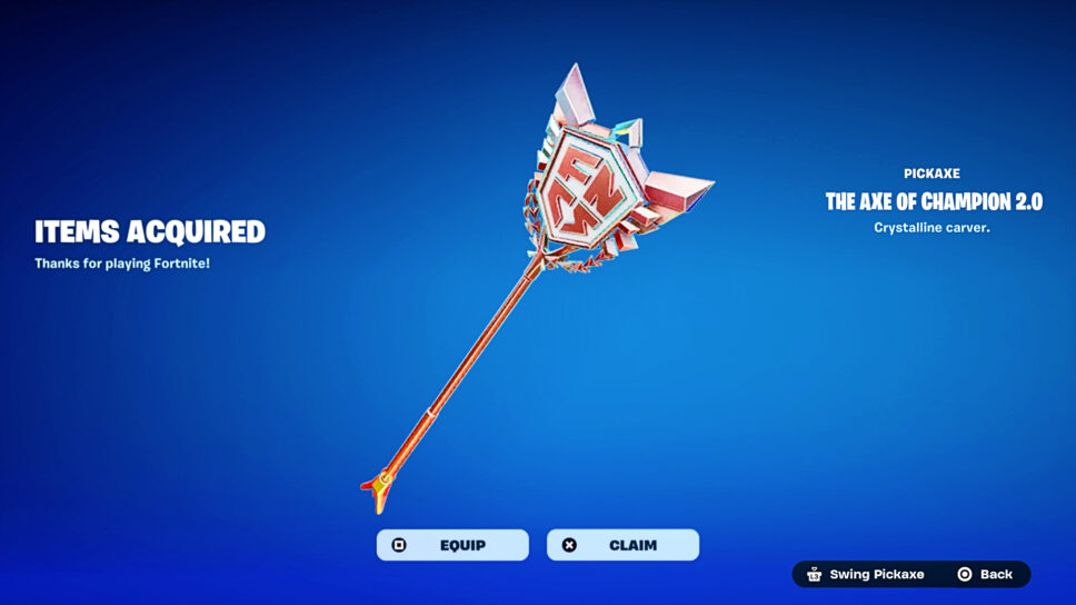 How to get the Fortnite FNCS Pickaxe: Release date and cost cover image