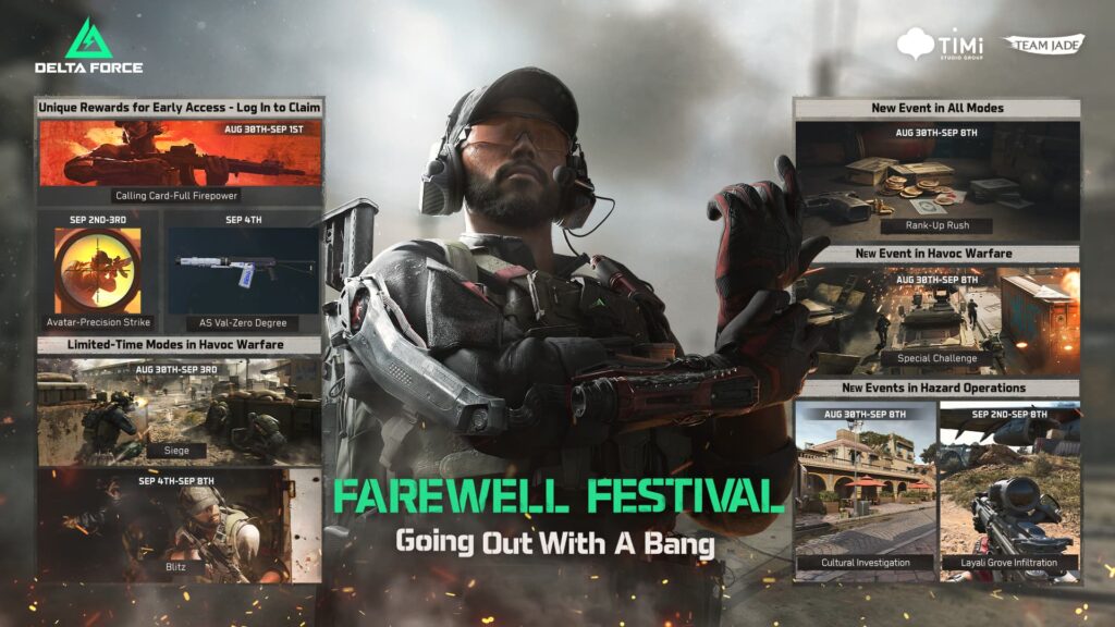 Delta Force announces Farewell Festival as Alpha Test comes to an end