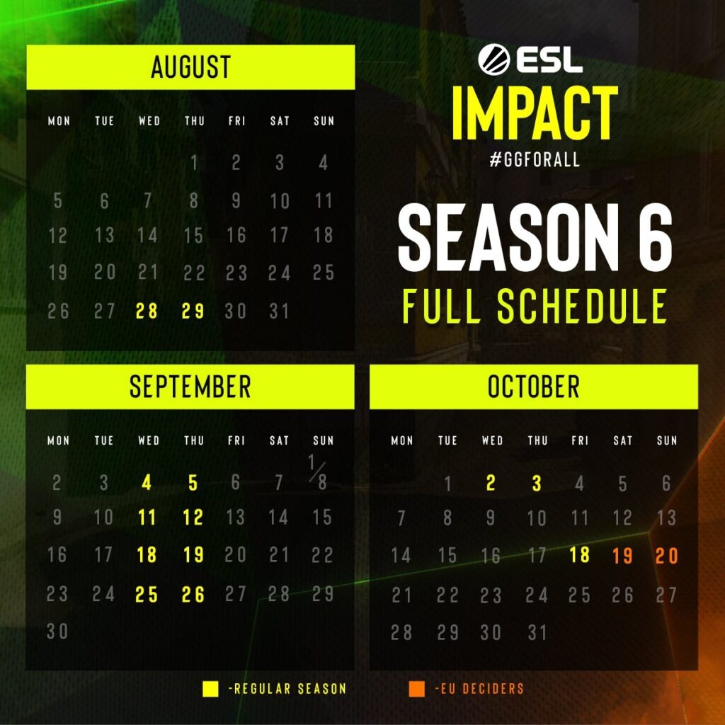 ESL Impact League Season 6 champions women in CS2 esports