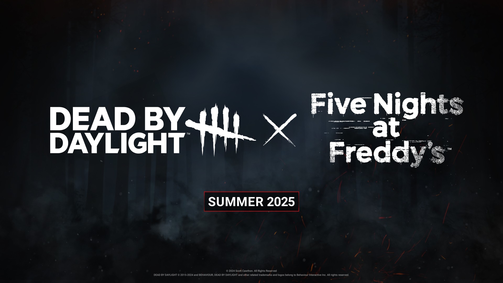 Объявлено о сотрудничестве FNaF x Dead by Daylight, которое выйдет летом 2025 года