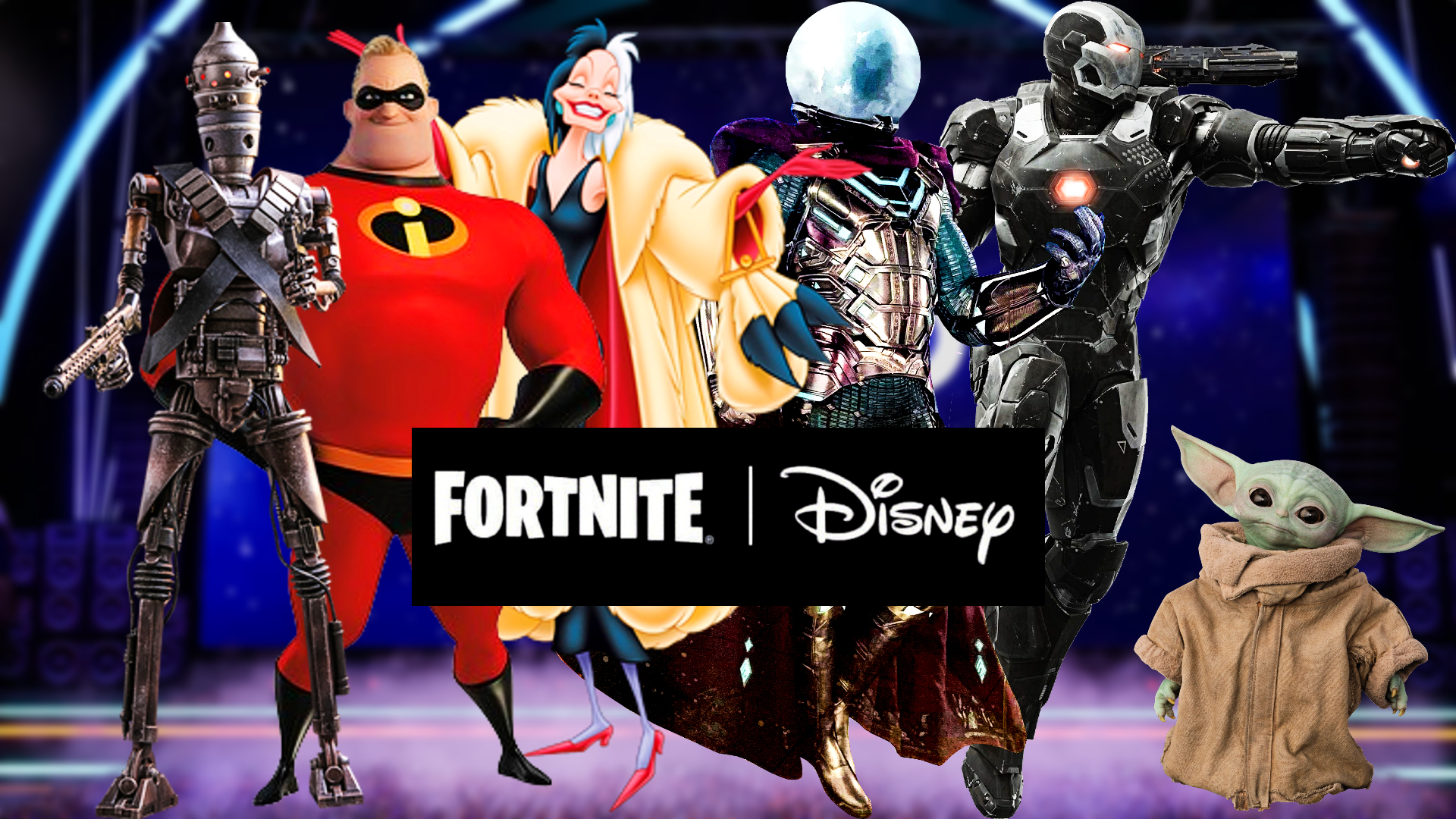 Все подтвержденные скины Fortnite x Disney войдут в 4-й сезон