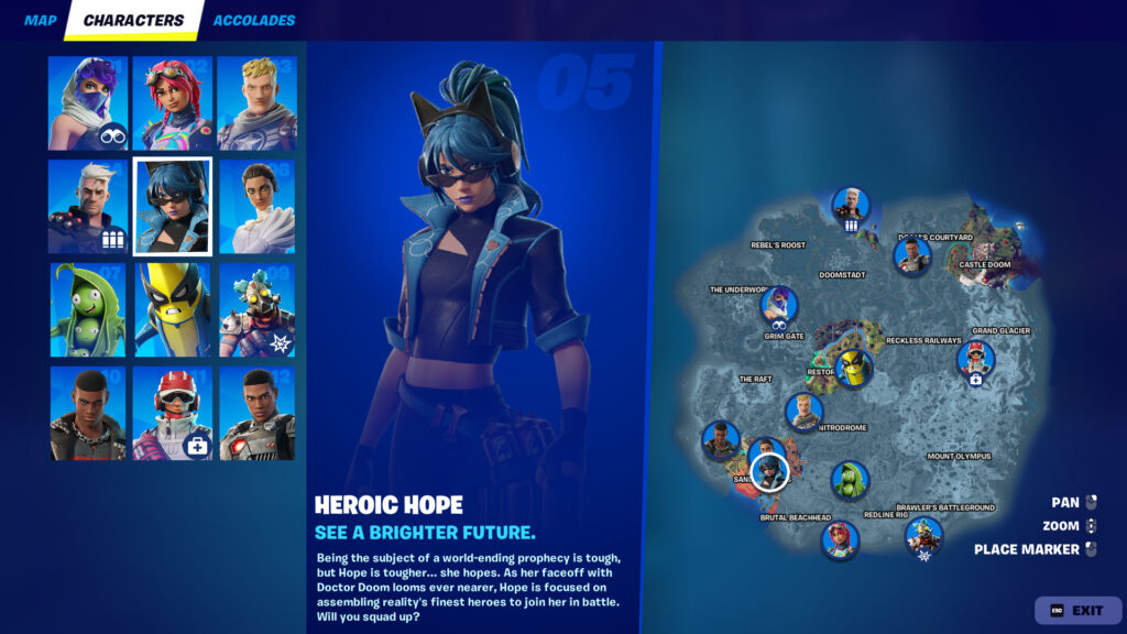 Heroic Hope offers two weapons (Screenshot by esports.gg)