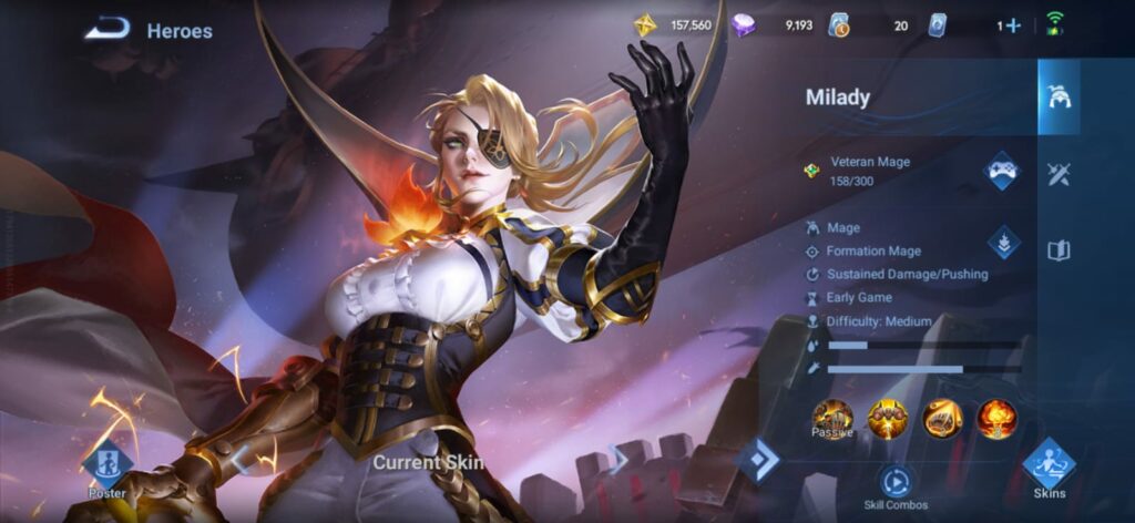 Milady from Honor of Kings (via esports.gg)