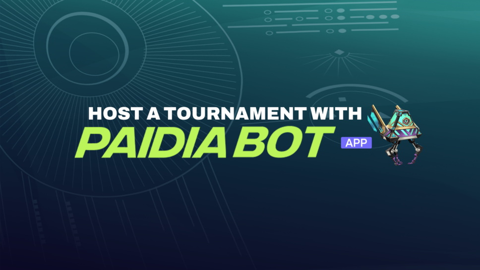 Paidia Bot makes tournament hosting more accessible than ever