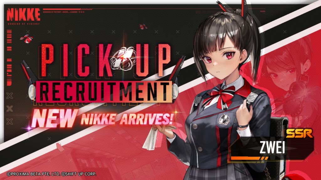 Official Pick Up Recruitment post by NEXON on their <a href="https://x.com/NIKKE_en/status/1819916195539120216/photo/1" target="_blank" rel="noreferrer noopener">social media account</a>